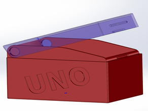 uno scatola di carta giocattolo & accessori gioco box caso scrigno dialogo 3d print model - Mito3D