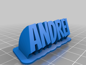 olimpic - andrei office personalizado 3d print model - Mito3D