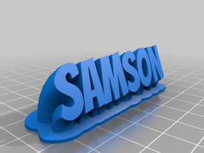 olimpic - samson office customized 3d print model - Mito3D