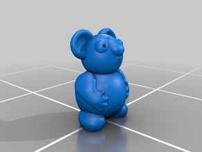 kb koala sculptures animal caricature character figure bear 3d print model - Mito3D
