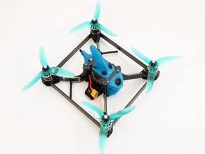 kms verticalracer 4 r c vehicles fpv frame vertical 3d print model - Mito3D