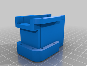 standard-Servomotoren dynamixel ax-12a mod darwin-op-Bein-Gelenken in der Robotik darwin darwinop Roboter servo 3d print model - Mito3D