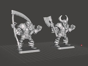 heroquest chaos skeleton toys & games 28mm dungeons dragons miniature tabletop warhammer 3d print model - Mito3D