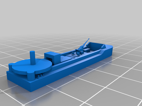 cruel seas 1 300 project 165 landing craft toy & game accessories 3d print model - Mito3D