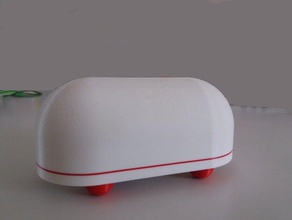 raspberry hifiberry case computer design dac home audio media center pi 3 3d print model - Mito3D
