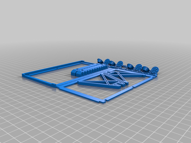slide-in billboard cargo clamp feet games 3D print model - Mito3D