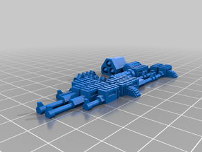 easy print basic gaslands guns games 3d print model - Mito3D