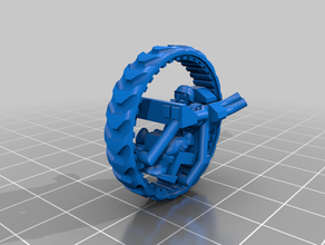 mishkin monowheel gaslands moto jeux 3d print model - Mito3D