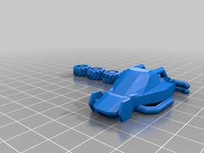 basic buggy gaslands games 3d print model - Mito3D