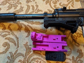 a5 angled foregrip 3d printing a-5 front grip tippmann 3d print model - Mito3D