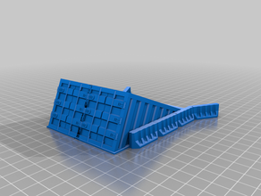 cargo container ramps breakovers gaslands games 3d print model - Mito3D