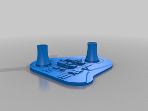 fed golfech nuclear hidrelétrica - frança edifícios e estruturas eletricidade a energia garonne de baixo carbono usina mecânica tarn et 3d print model - Mito3D