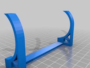 lightsaber wall bracket props hilt mount 3d print model - Mito3D