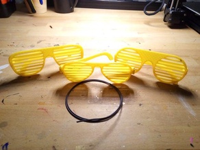 shutter shades glasses canada day shuttershades sunglasses 3d print model - Mito3D