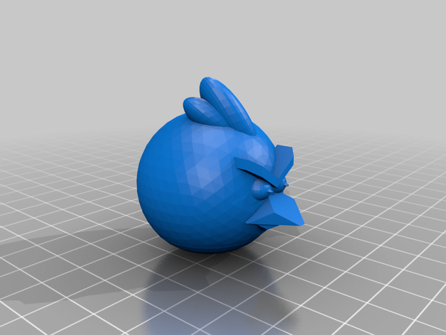 angry birds bird red 3d printing 3D print model - Mito3D