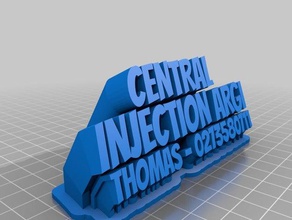 cia-thomas office personalizado 3d print model - Mito3D