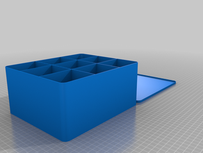 meine angepasste einfache komplett-box tool holders & boxes kundengebundene 3d print model - Mito3D