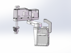 scara Modell-Roboter 3d print model - Mito3D