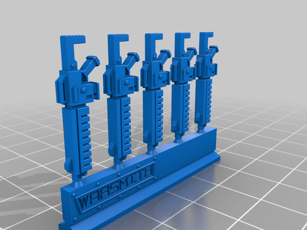 assault rifle type sprue games 3D print model - Mito3D