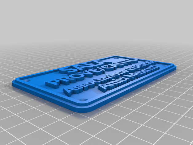 canto segni e loghi su misura 3D print model - Mito3D