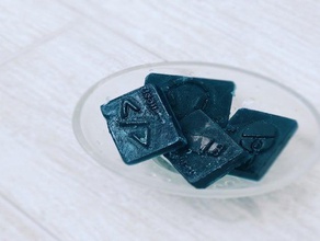 moldes de jabón los hogares molde silicona el plato 3d print model - Mito3D