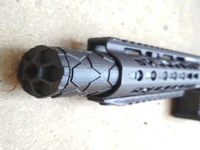 silencer m4-type sport & outdoors airsoft m4 3d print model - Mito3D