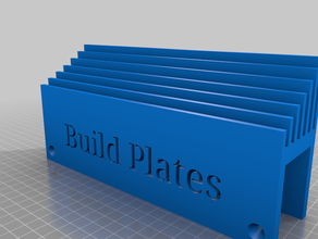 build plate Veranstalter 3d Drucker Zubehör 3d print model - Mito3D