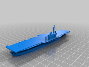 generic wwii aircraft carrier - warship scale model vehicles 3d print model - Mito3D