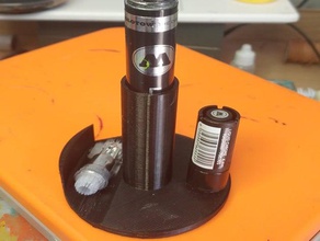 4mm molotow sostenedor de la pluma portaherramientas y cajas titular 3d print model - Mito3D