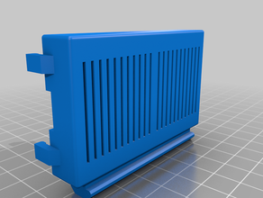 case lm2596 lcd rail mount electronics buck converter ender3 3d print model - Mito3D