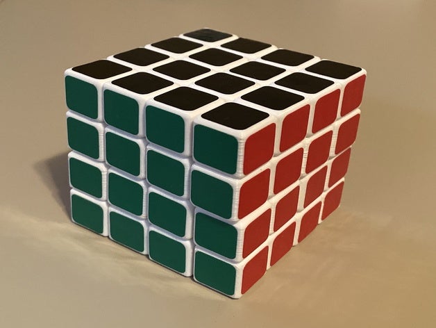 4x4x4 cubo de rubik puzzles Puzzle en 3d teaser cerebro rompecabezas puzzle cube mod el rubik's curvas reviradas retorcidos puzles 3D print model - Mito3D