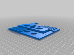 remixato parametrico adjusable replicator1 alloggiamento estesa cuscinetti La stampa 3d bobina di filamento titolare replicatore spool porta 3d print model - Mito3D