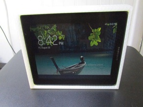 picture frame wall mount samsung galaxy tab decor 3d print model - Mito3D