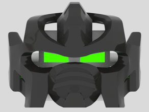 kanohi kadin nobre máscara de voo brinquedos construção bionicle lego compatível turaga 3d print model - Mito3D