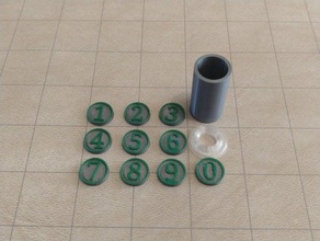 dnd initiative combat counters container toy & game accessories dungeons dragons 3d print model - Mito3D