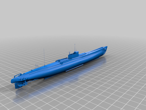 i-19 submarine vehicles aircraft carrier ijn japanese navy model ww2 wwii 3d print model - Mito3D