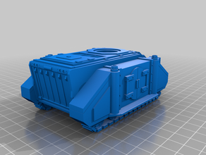 neo-classic apc vehicles 28mm 30k 40k armored chaos imperial marine model rhino sci-fi space tank transport vehicle wargaming warhammer 3d print model - Mito3D