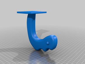 pato forma de casco la percha automoción 3d print model - Mito3D