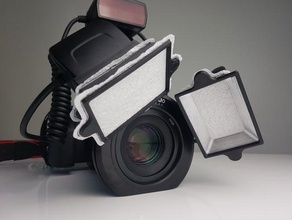 yongnuo yn24ex flash difusores câmera difusor twin 3d print model - Mito3D