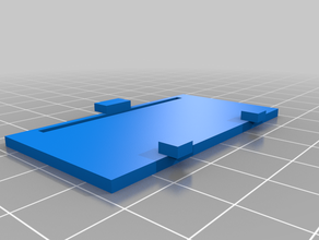 semplice aa batteria coperchio della scatola parti di ricambio su misura 3d print model - Mito3D