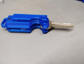 2 clé de rfid titulaire d'un clip ceinture porte-clés 3d print model - Mito3D