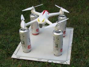 qaudcopter rampe de lancement r c véhicules drone jjrc x8 plate-forme mjx b2c b2se b2w bugs b2 quad quadricoptère 3d print model - Mito3D