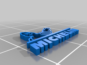 michelin logo La stampa 3d 3d print model - Mito3D