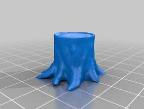 tree stump tabletop games toy & game accessories 3d print model - Mito3D