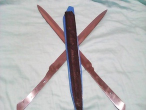 doble yanagi caso cocina y comedor la manija cuchillo de reemplazo 3d print model - Mito3D