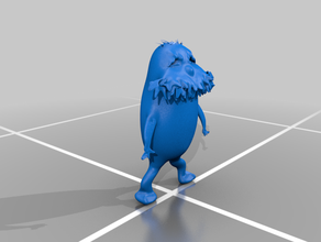 lorax creatures character dr seuss environment model 3d print model - Mito3D