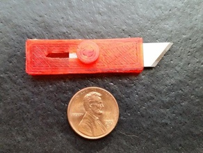 mini xacto de la cuchilla herramientas 19 exacto cuchillo 3d print model - Mito3D