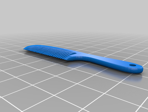 peigne kamm plus de dents redessinée effet utiliser la salle bains 3d print model - Mito3D