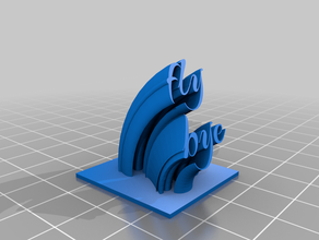 fkybyesweep de la oficina personalizado 3d print model - Mito3D
