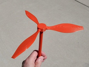 airfoil puddle jumper whirlybird mechanical toys 3d print model - Mito3D